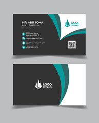 vector Clean professional business card template