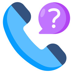 Help call icon, editable vector 