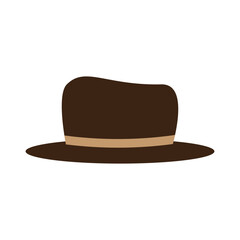 Gentleman hat and mustache icon