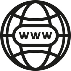 Picto icône Internet web globe www