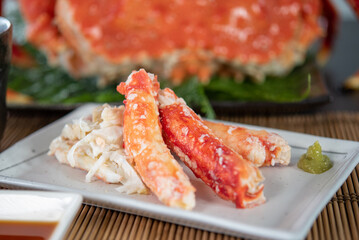 贅沢たらば蟹のムキ身