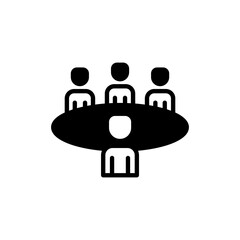 Meeting icon in vector. Logotype