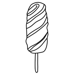 Doodle Ice Cream Vector
