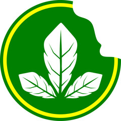 The illustrations and clipart. logo design. illustration of a leaf