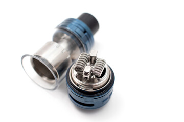Dual coils inside a vaping device