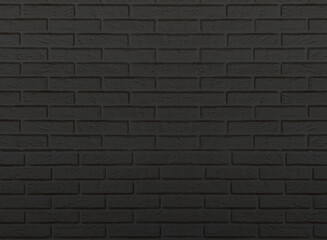 black brick wall