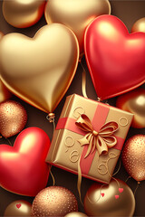 Romantic love gift, generative ai