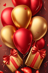 Romantic love gift, generative ai