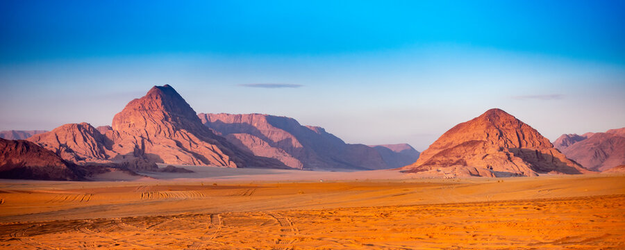 landscape panorama of Wadi Rum desert,Jordan © MIGUEL GARCIA SAAVED