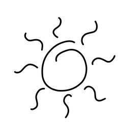 Doodle Icon Weather Vector