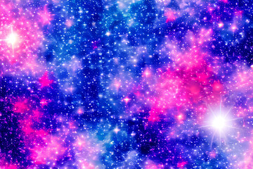 Obraz na płótnie Canvas Abstract background with stars colorful image generated by AI technology