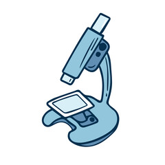 microscope icon. isolated sign symbol