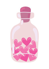 bottle love valentines day