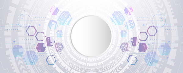 concept background of abstract technology and communication network