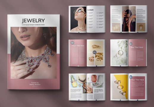 Jewelry Magazine Layout