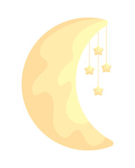 moon and hang stars