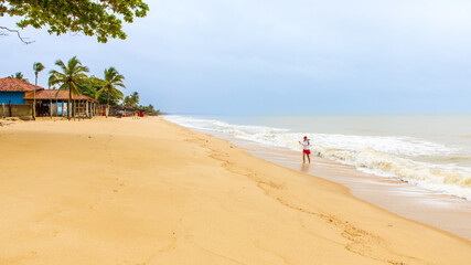 Partial view of the beach Novo Prado