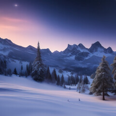 Fototapeta na wymiar beautiful panorama of mountains