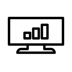 Monitor icon template PNG