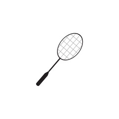 badminton racket icon symbol sign vector