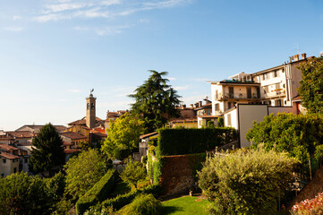 The city of Bergamo in Italy - 556680801