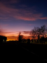 Amanecer en la ciudad.
Ciudad de Santa Rosa La Pampa Argentina