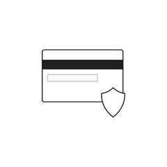 card security icon symbol sign vector
