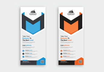 Business Roll Up Banner. Corporate Roll up Banner