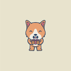 Cute Dog Vector