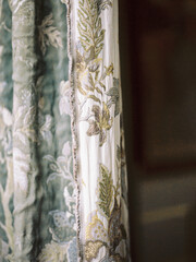floral curtain pattern