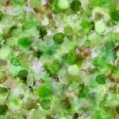 Mixed media pattern in watercolor technic. Endless texture. For wrapping paper, cosmetic packing, background, textile print
