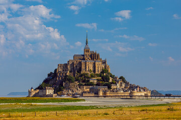 The Mont Saint Michel in the Normandy France