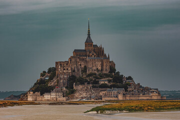 The Mont Saint Michel in the Normandy France