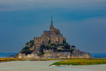 The Mont Saint Michel in the Normandy France