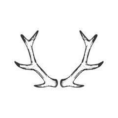 deer antlers logo