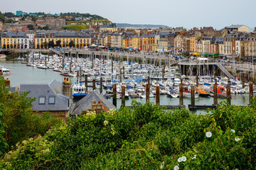 The City of Dieppe in the Normandy France