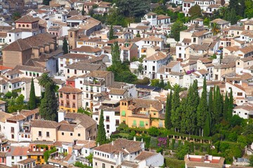 Fototapeta na wymiar Albaycin in Granada, Spain