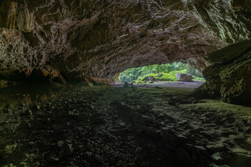 Tounjcica cave in Croatia. Sightseeing Object in Tounj. It is a village and a municipality in...