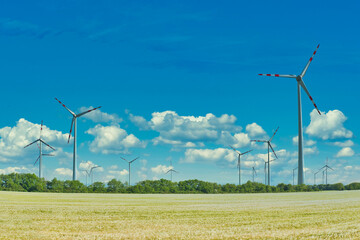 Wind turbine farm