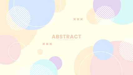 Abstract background with pastel color and simple geometric shapes. Suitable for banners, posters, flyers, brochures or presentation backgrounds
