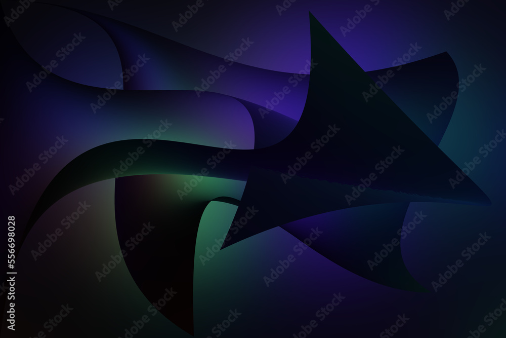 Poster abstract colorful bokeh background with lights