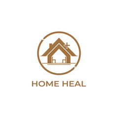 home heal logo design