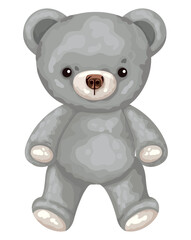 gray teddy design