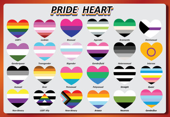 Set Pride Hearts
