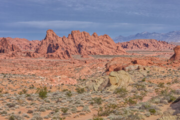 Valley of Fire from White Domes Trail in the Morning