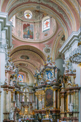 Fototapeta na wymiar Dominican Church of the Holy Spirit, Vilnius, Lithuania