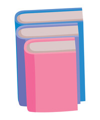 colored books design