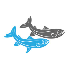 Fish Logo design illustration