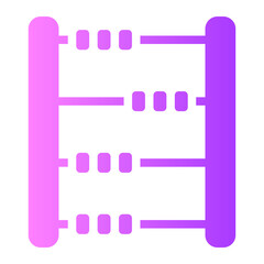 abacus gradient icon