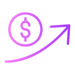Revenue gradient icon